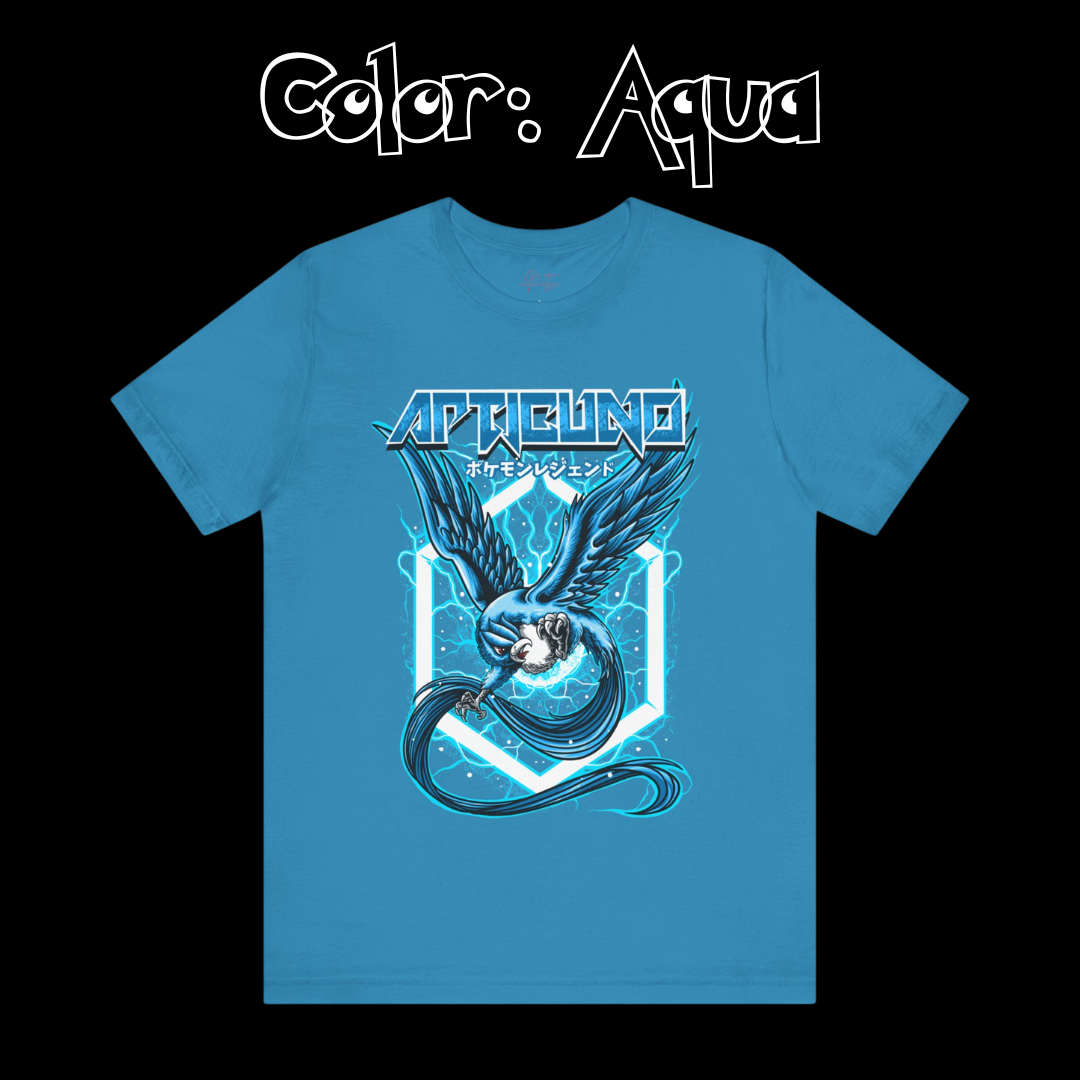 Articuno Legendary Bird T-Shirt - Exclusive Pokemon Ice-Type